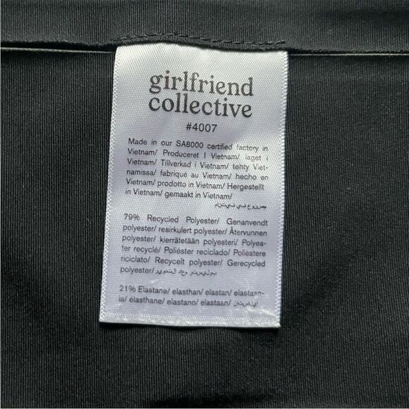 Girlfriend Collective Black Compressive High-Rise Leggings - Picture 8 of 9